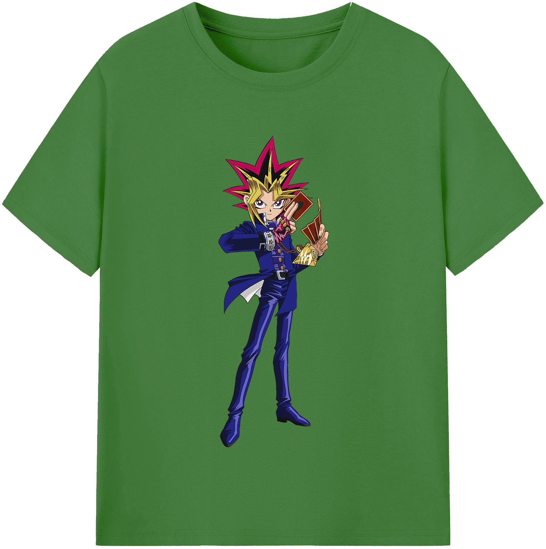 （画像用） 遊☆戯☆王 Yu-Gi-Oh! レディースカジュアルプリントTシャツ（綿100％）